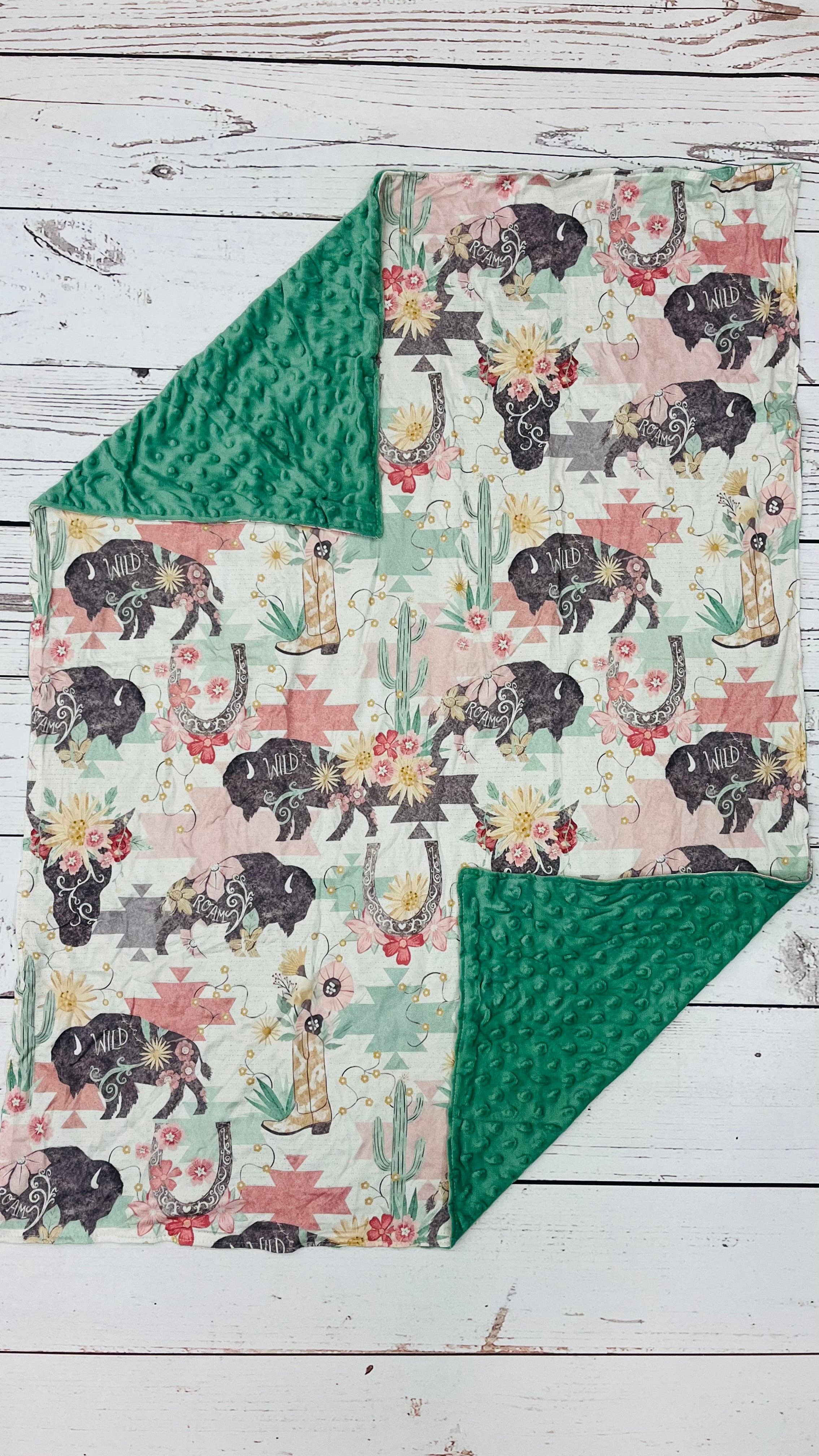 Baby Wild Cactus Blanket